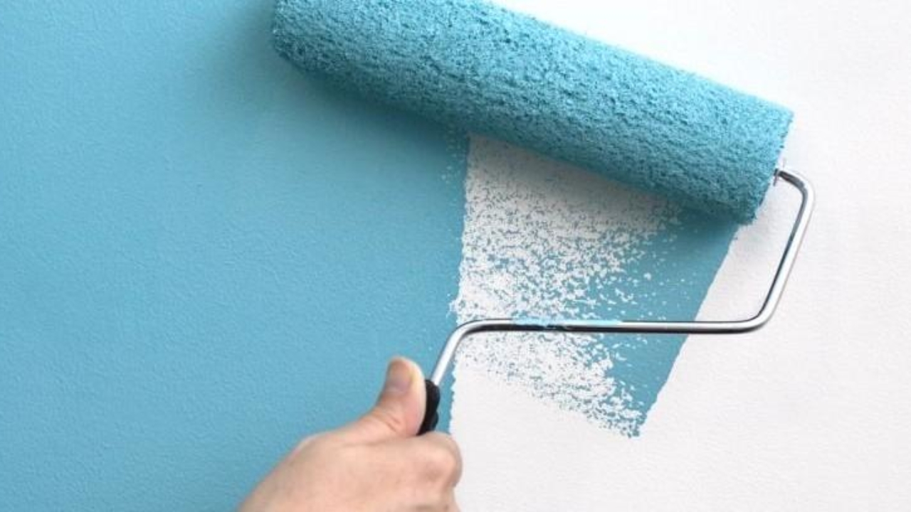 rodillo para pintar tus paredes